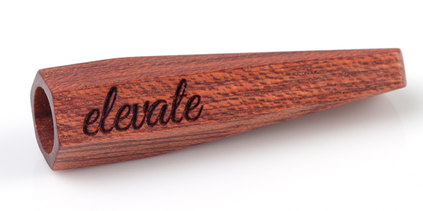 elevateaccessories small facet tip bloodwood closeup